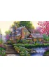 Puzzle 1000 el. Romantyczny domek na wsi Ravensburger