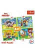 Puzzle 4w1 - W�r�d przyjaci� (12+15+20+24 el.) Trefl