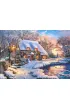 Puzzle 500 el. Domek zimowy Castorland