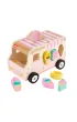 Fisher-Price. Ci�ar�wka z lodami drewniany sorter Mattel