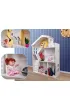Rega� na ksi��ki dla dzieci p�ka domek na zabawki 2w1 LULILO CALLA 116cm XXL