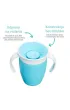Kubek treningowy z uchwytami Munchkin Miracle 360&deg; 207ml niebieski