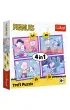 Puzzle 4w1 Peanuts Snoopy TREFL