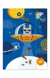 Happy Color Teczka A4 z gumk� Space Kot/Kr�lik Happy