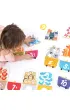 Puzzle z dziurk� 30 el. Poci�g do liczenia Bright Junior Media