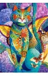 Puzzle 1500 el. Kocia fiesta Castorland