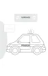 Ksi��eczka 15X15 cm Malowanie-doklejanie. Pojazdy w mie�cie  Naklejki SKRZAT 070927