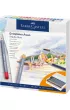 Faber-Castell Kredki Goldfaber Aqua + 2 o��wki + p�dzel 38 kolor�w