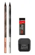 Zestaw szkolny KEYROAD Black Pencil Set czarny blister