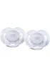 Avent Smoczek do uspokajania silikonowy - transparentny 0-6m 0%bpa