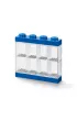 Gablotka na 8 minifigurek LEGO Niebieska