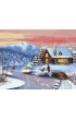Ideyka Malowanie po numerach - �nie�ny spacer 40x50cm
