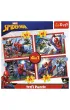 Puzzle 4w1 - Bohaterski SpiderMan (35+48+54+70 el.) Trefl