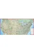 Usa laminowana mapa samochodowo-turystyczna 1:4 750 000