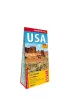 Usa laminowana mapa samochodowo-turystyczna 1:4 750 000