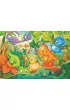 Puzzle 24 el. Maxi SuperColor. Dinos Happy Oasis Clementoni