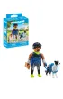 Playmobil My Life Biegacz z border collie 71740