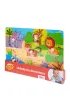 Uk�adanka drewniana ZOO 7 el. Smily Play