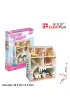 Puzzle 3D Dreamy Domek dla lalek Cubic Fun