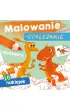 Pakiet dla przedszkolaka. Malowanie-doklejanie: Owoce, Warzywa, Zwierz�ta na wsi, Dinozaury + Kredki Bambino