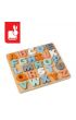 Drewniane puzzle Alfabet 3D z tablic Sweet Cocoon Janod