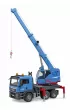 MAN TGS z d�wigiem - niebieski Bruder