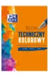 Oxford Blok techniczny A4 kolorowy 10 kartek