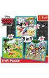 Puzzle 3w1 (20+36+50 el.) Myszka Miki z przyjaci�mi Trefl