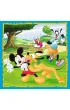 Puzzle 3w1 (20+36+50 el.) Myszka Miki z przyjaci�mi Trefl