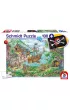 Puzzle 100 el. Zatoka pirat�w + flaga Schmidt