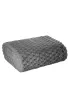 Koc Flano z efektem 3D stalowy 150x200