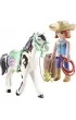 Playmobil Horses of Waterfall Ellie i Sawdust �wicz�ce western riding 71358