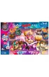 Puzzle 60 el. Super Shape XXL. Weso�e Pieski Trefl
