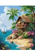 Ideyka Malowanie po numerach - �ycie w tropikach 40x50cm