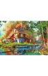 Puzzle 500 el. Chatka nad rzek� Trefl