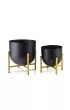 Mondex Komplet osonek Swen Boule Gold Black