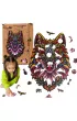 Puzzle drewniane eko 120 el. Tajemniczy wilk A3 Maksik