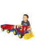 Gigant Traktor �adowarka z przyczep� Wader