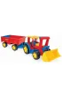 Gigant Traktor �adowarka z przyczep� Wader
