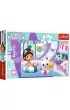 Puzzle 60 el. Gabby na basenie - Koci Domek Gabi 17393 Trefl