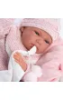 Lalka 73860 bobas Nica na r�owym kocyku 38cm Llorens
