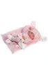Lalka 73860 bobas Nica na r�owym kocyku 38cm Llorens