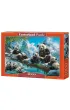 Puzzle 2000 Pandas` Winter Fun Castorland