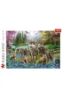 Puzzle 1000 el. Wilcza rodzina Trefl