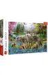 Puzzle 1000 el. Wilcza rodzina Trefl