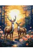 Ideyka Malowanie po numerach - Wdzi�czny jele� 40x50cm