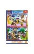 Puzzle 2x24 el. Psi dzie� zabaw Trefl