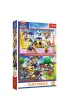 Puzzle 2x24 el. Psi dzie� zabaw Trefl