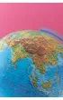 Pod�wietlany globus z map� fizyczn�, polityczn� i aplikacj� 32 cm