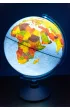 Pod�wietlany globus z map� fizyczn�, polityczn� i aplikacj� 32 cm